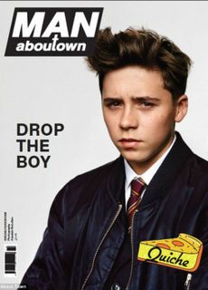 Brooklyn Beckham modelling debut, Man About Town magazine cover