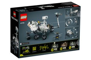 The Lego Technic Perseverance has 360-degree steering and a fully-articulated suspension, as wel as a movable arm.