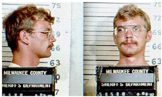 Police mugshots of serial killer Jeffrey Dahmer