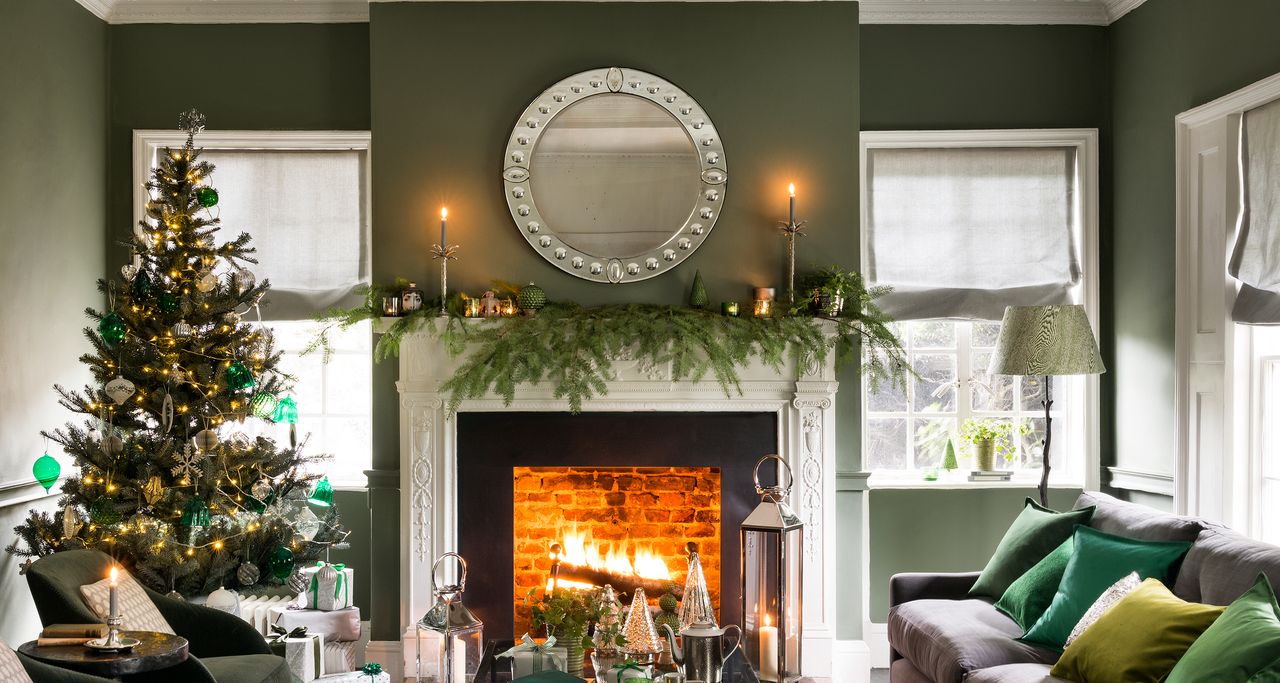 Christmas fireplace ideas