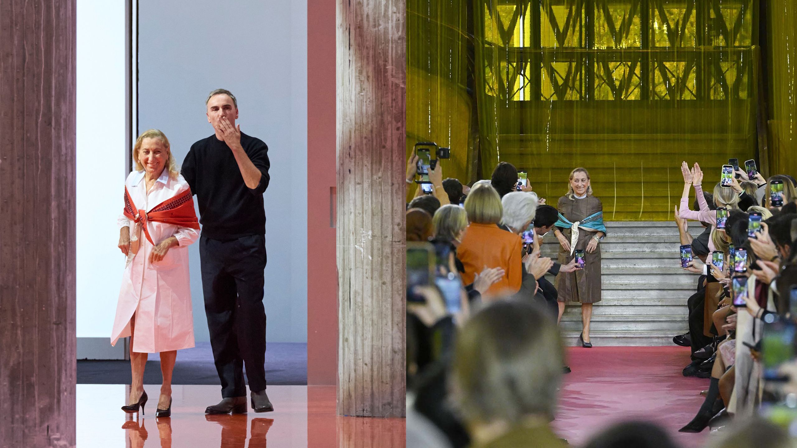The Miuccia Prada Way to Wear a Scarf in 2025