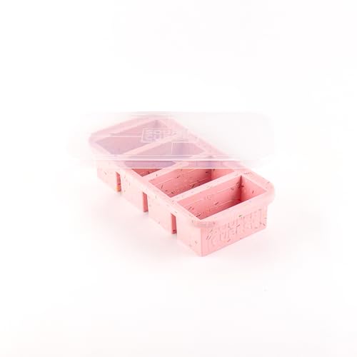 Souper Cubes 1 Cup Silicone Freezer Trays With Lids, Cotton Candy, 1-Pack