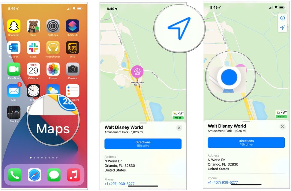 Iphone Button Map How to name and save locations with Maps on iPhone and iPad | iMore