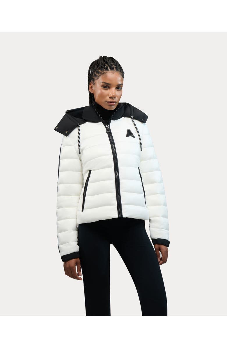 Rousset Lightweight Cinched Puffer Jacket With Contrast Detailing