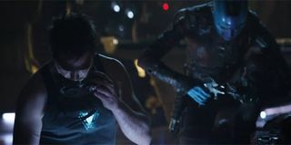 Tony Stark and Nebula work together in Avengers Endgame