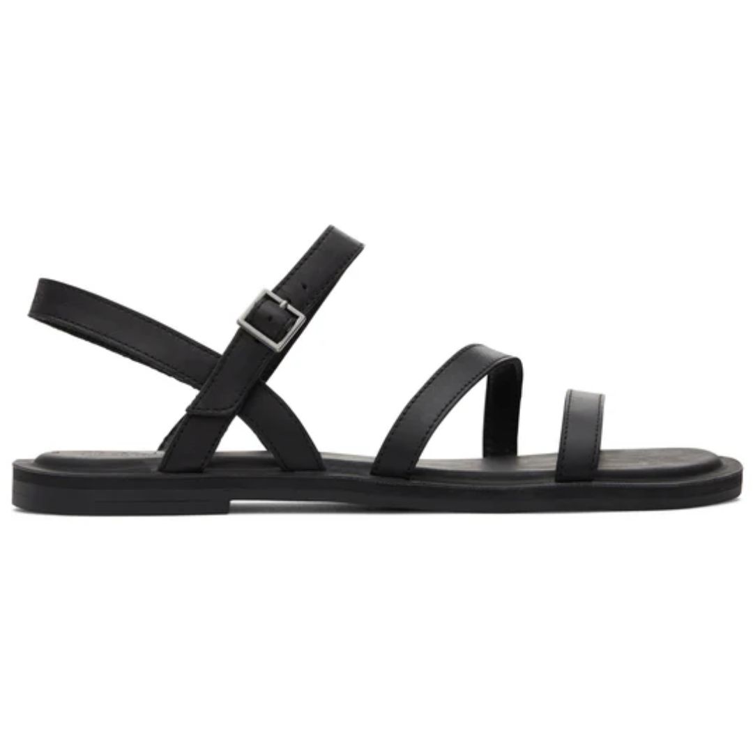 TOMS Kira Strappy Black Sandals
