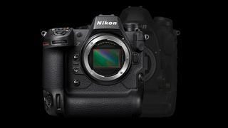 The Nikon Z9 next to a larger DSLR