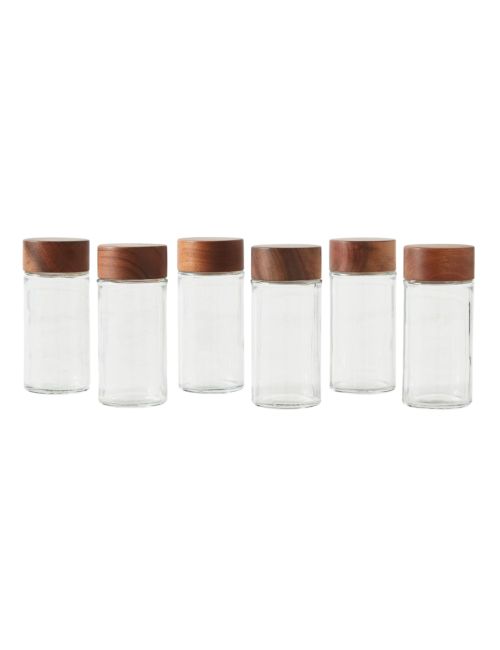 Hold Everything Slim Spice Jars, Set of 6