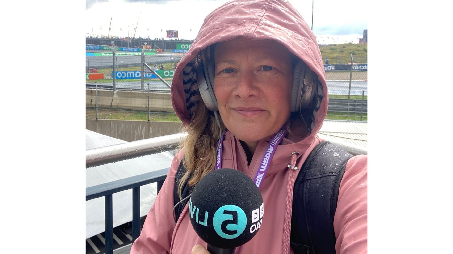 Jennie working for 5 Live