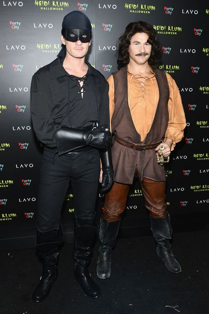 Neil Patrick Harris and David Burtka as Westley and Inigo Montoya