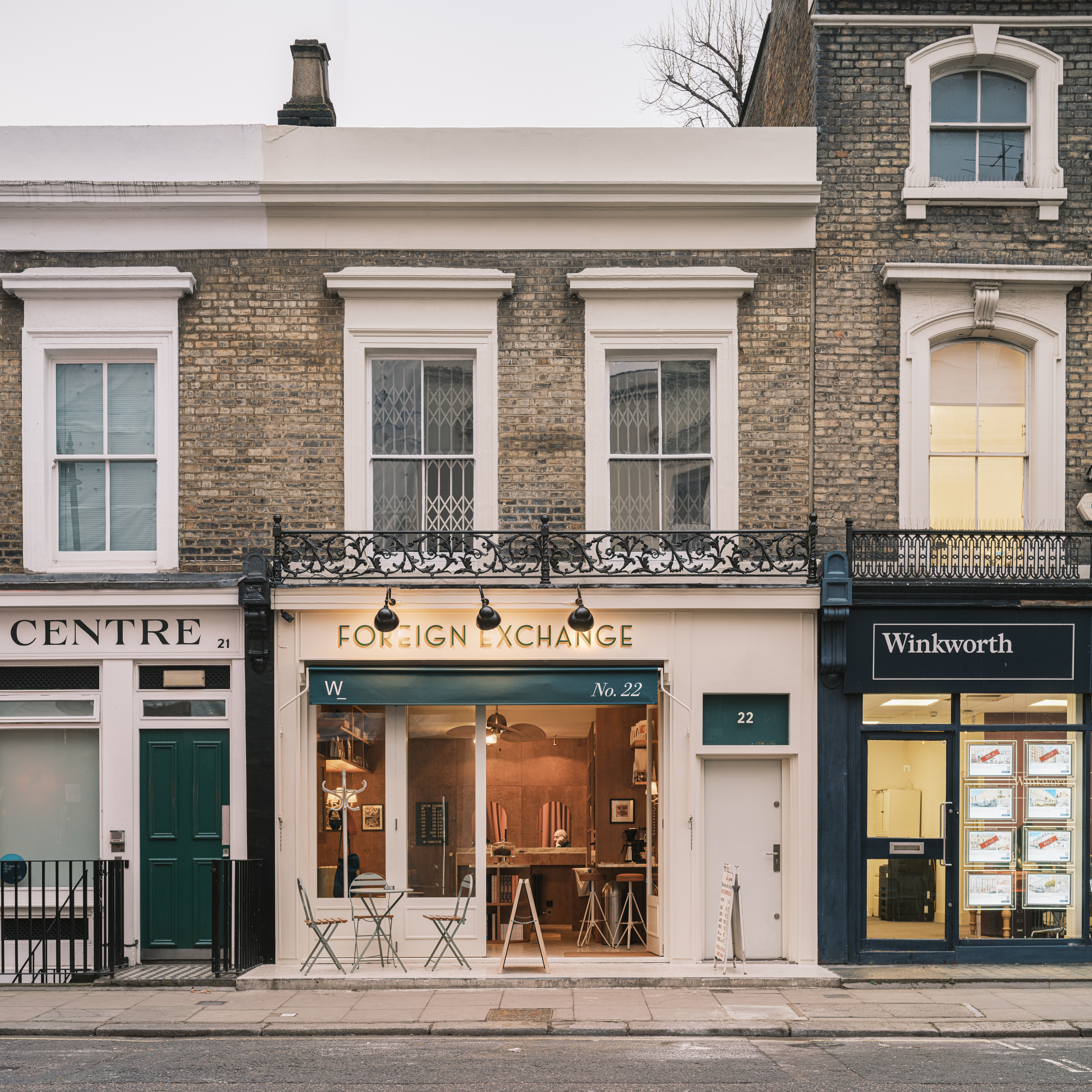Georgian shop front exterior
