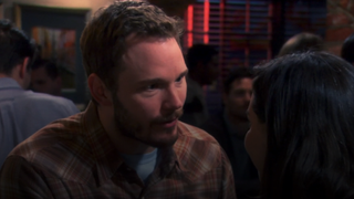 Chris Pratt as Andy in Parks and Rec