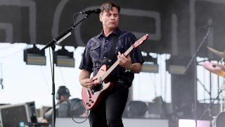 Jim Adkins of Jimmy Eat World on the Coachella Main Stage at the 2025 festival