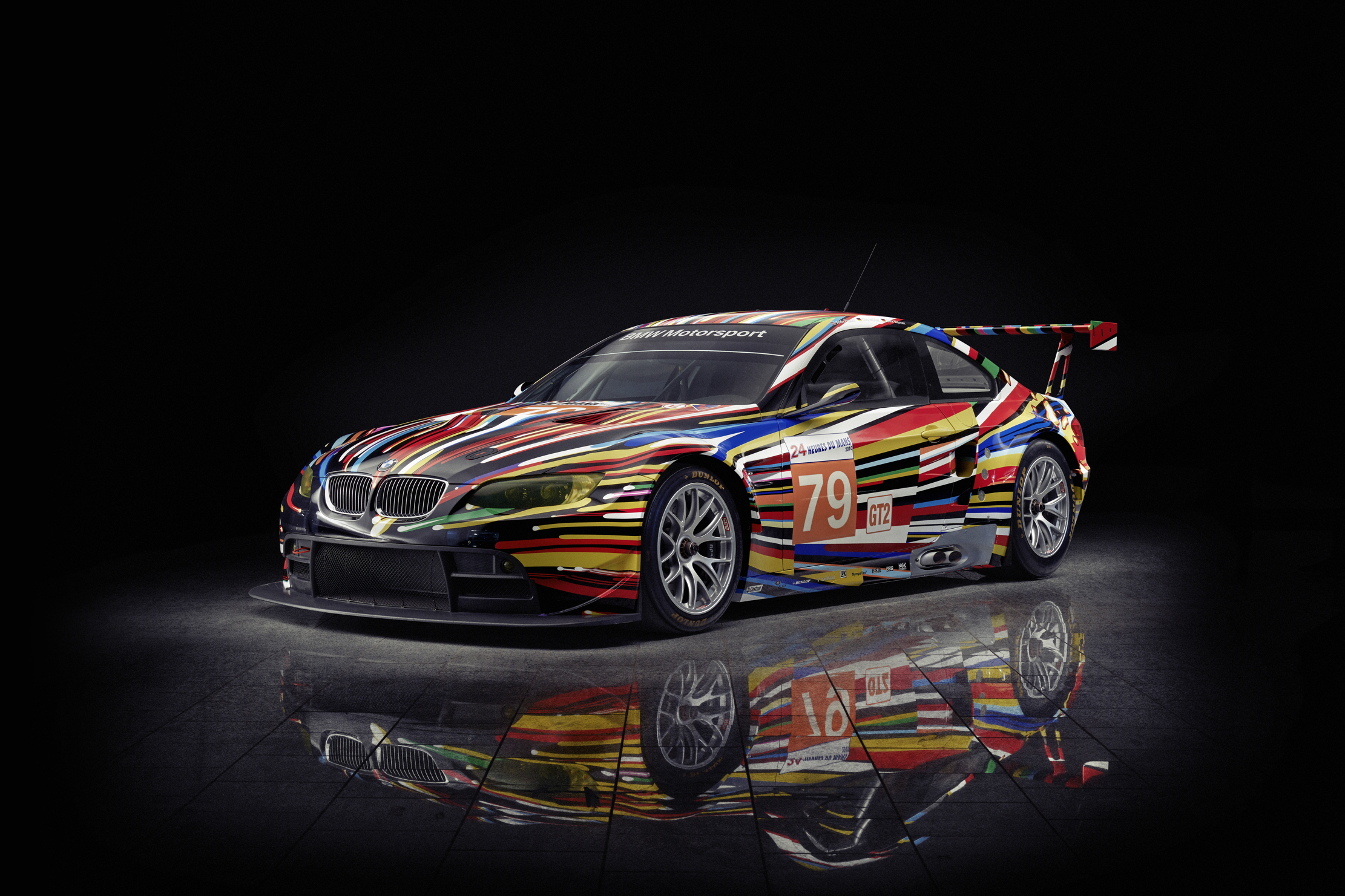 Jeff Koons's streaky and brightly coloured M3GT2