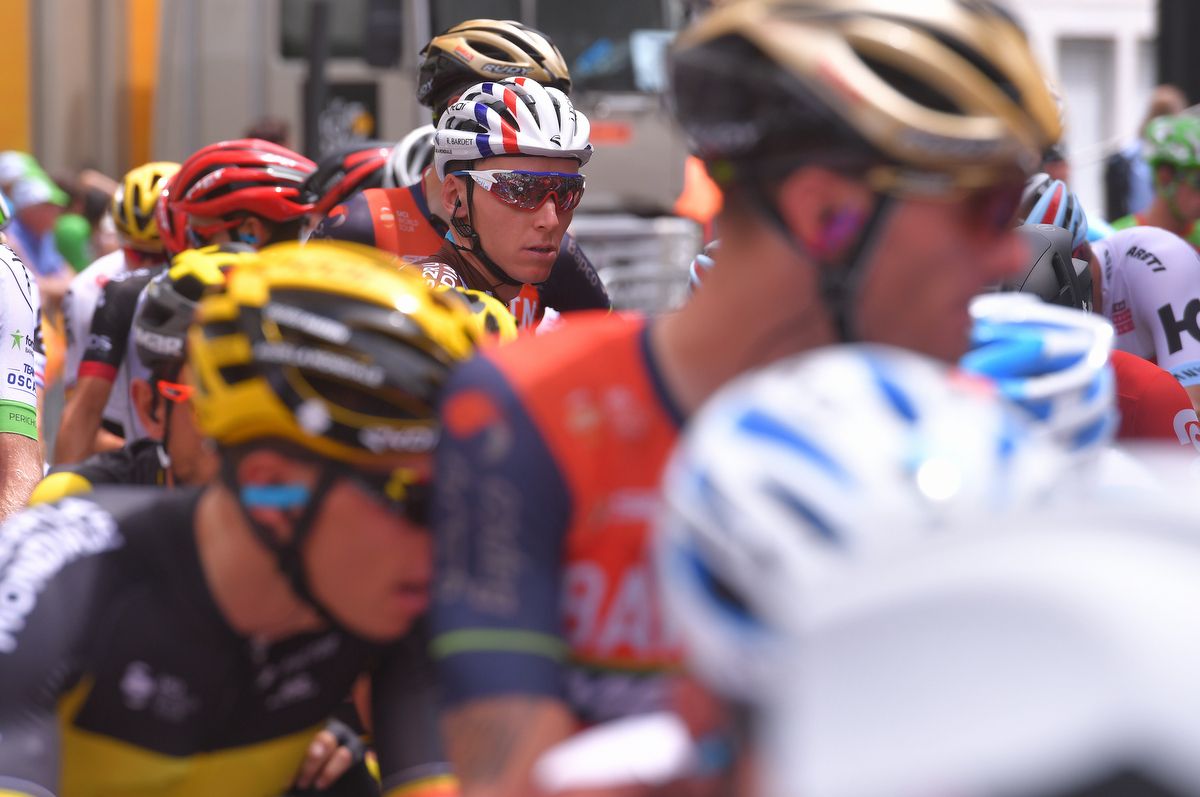 Romain Bardet (AG2R-La Mondiale) in the new Ekoi helmet before the July 14 stage