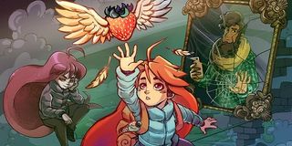Madeline reaches for a strawberry in Celeste.