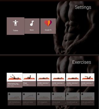 365 Body Workout Settings and Exercises