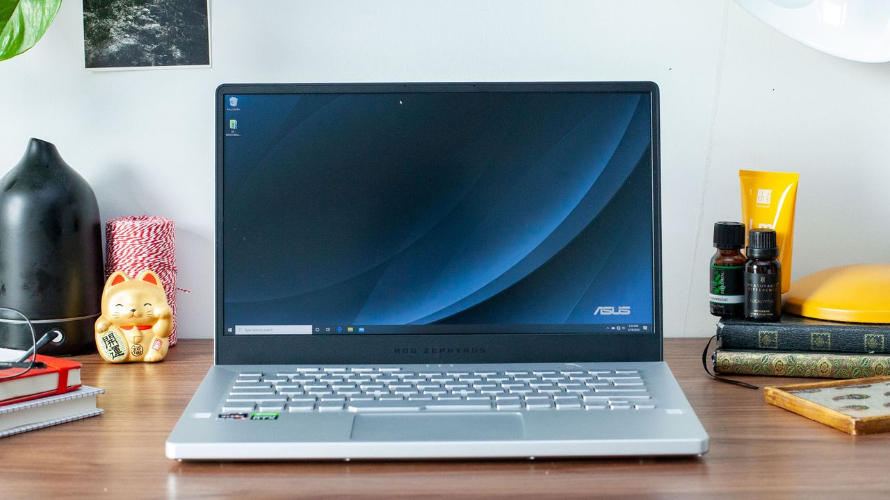 ASUS Zephyrus G14 on a desk