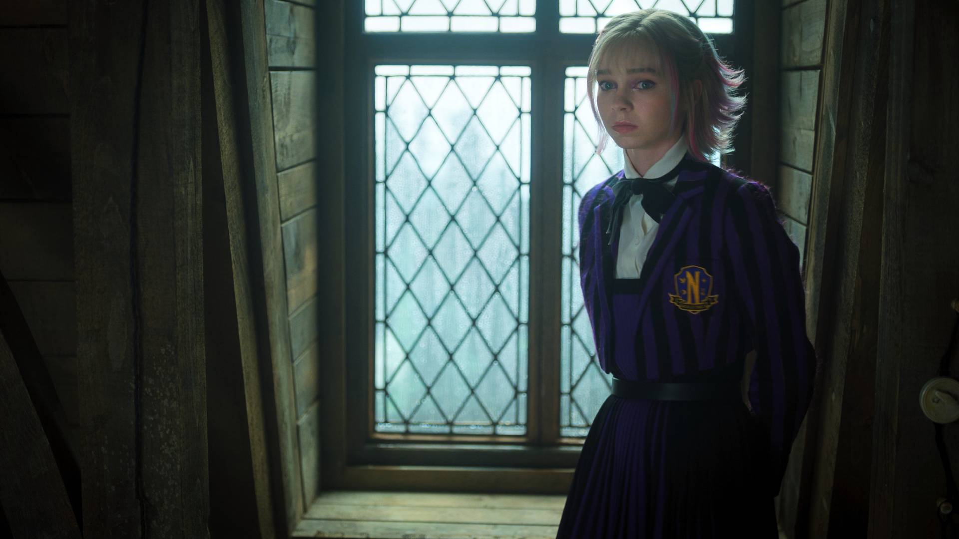 Enid (Emma Myers) in Wednesday season 2 part 1