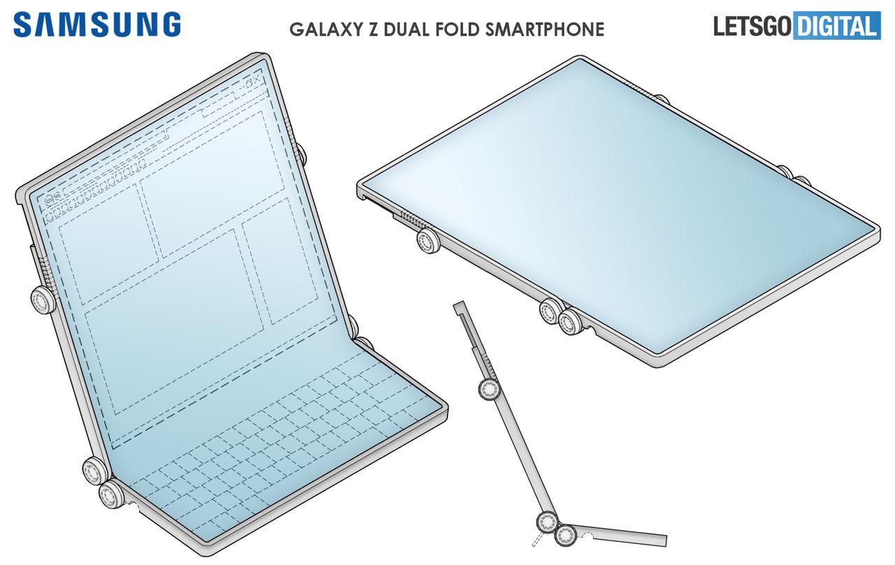 samsung dual foldable phone