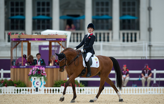 Sophie Christiansen (GBR)&amp;Janiero 6 - Individual Freestyle - Grade Ia - Dressage - London 2012 Paralympic Games - Greenwich Park, London, United Kingdom - 4 September 2012