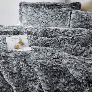 Are You Kidding - Coma Inducer® Oversized Comforter Set - Peppered Black