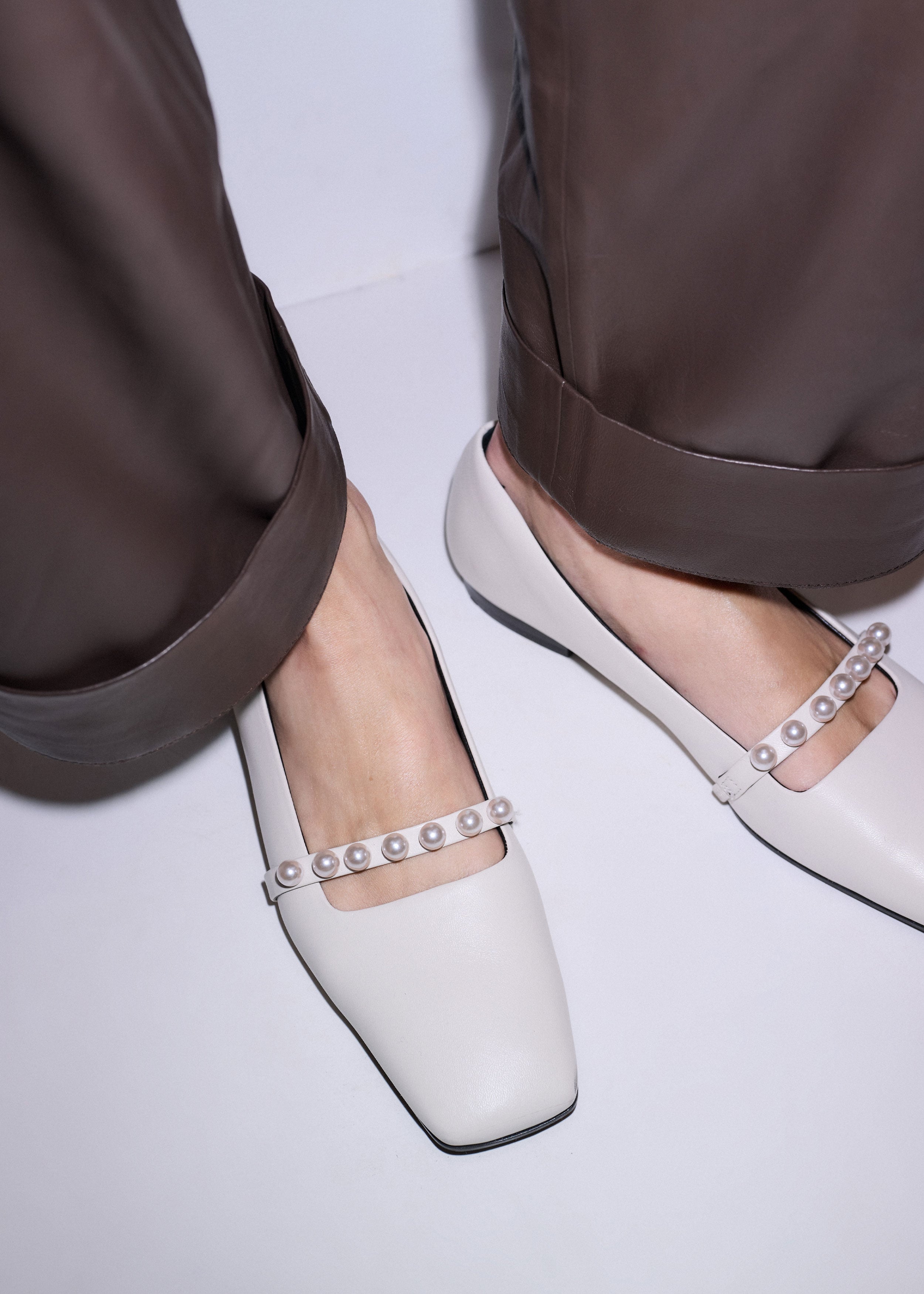 Square Toe Ballet Flat