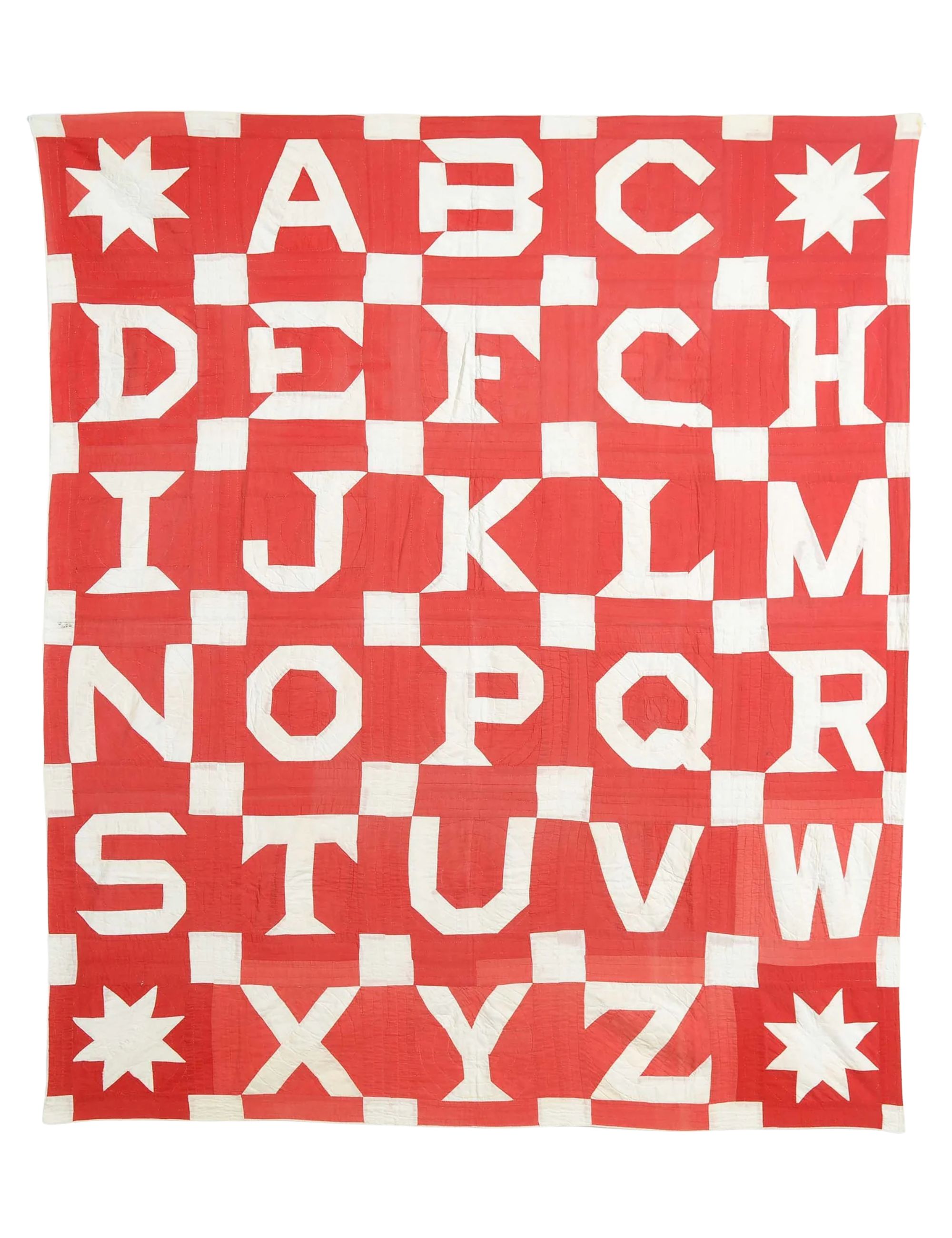 Alphabet Quilt: Circa 1890