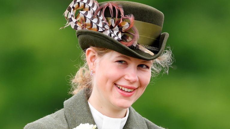Lady Louise Windsor takes part in the 'Champagne Laurent-Perrier Meet of The British Driving Society' on day 4 of the Royal Windsor Horse Show in Home Park, Windsor Castle on May 15, 2022 in Windsor, England. 