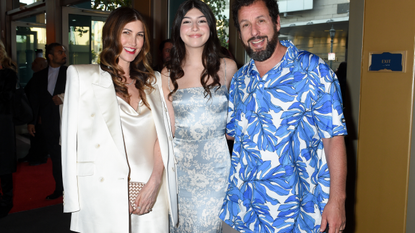 Jackie Sandler, Sunny Sandler and Adam Sandler at the premiere of "The Out-Laws" held at Regal L.A. Live on June 26, 2023 in Los Angeles, California.
