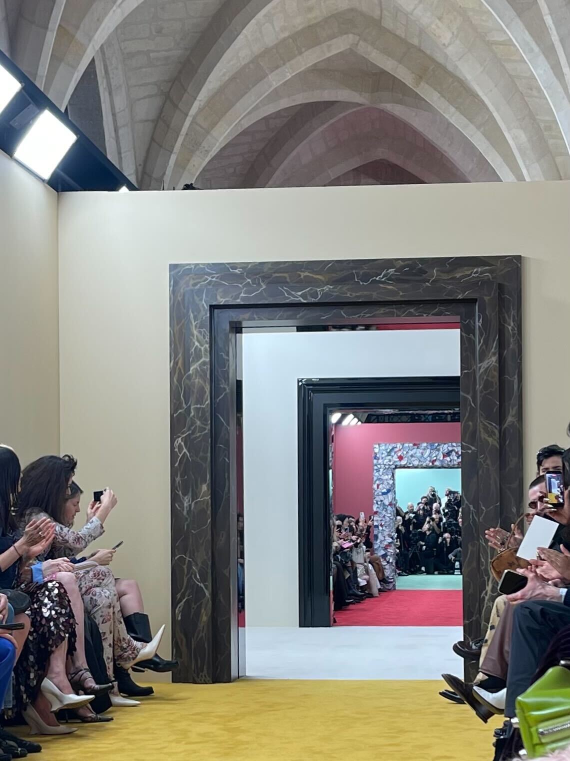 Acne Studios A/W 2026 runway show set at Paris Fashion Week