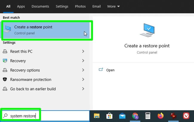 free software for windows 10 system restore