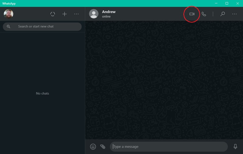 Video Call WhatsApp Desktop