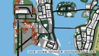 GTA Vice City hidden packages in Escobar International Airport map