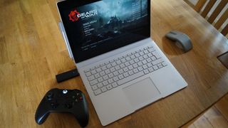 Surface Book (2015) gaming wasn't easy.