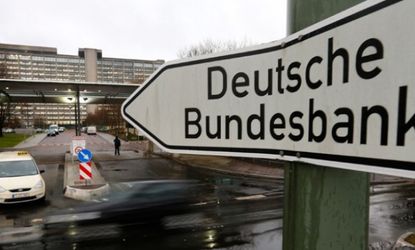 The headquarters of Germany's federal bank Deutsche Bundesbank in Frankfurt on Feb. 4.