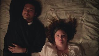 Jess and Felix in bed in Too Much