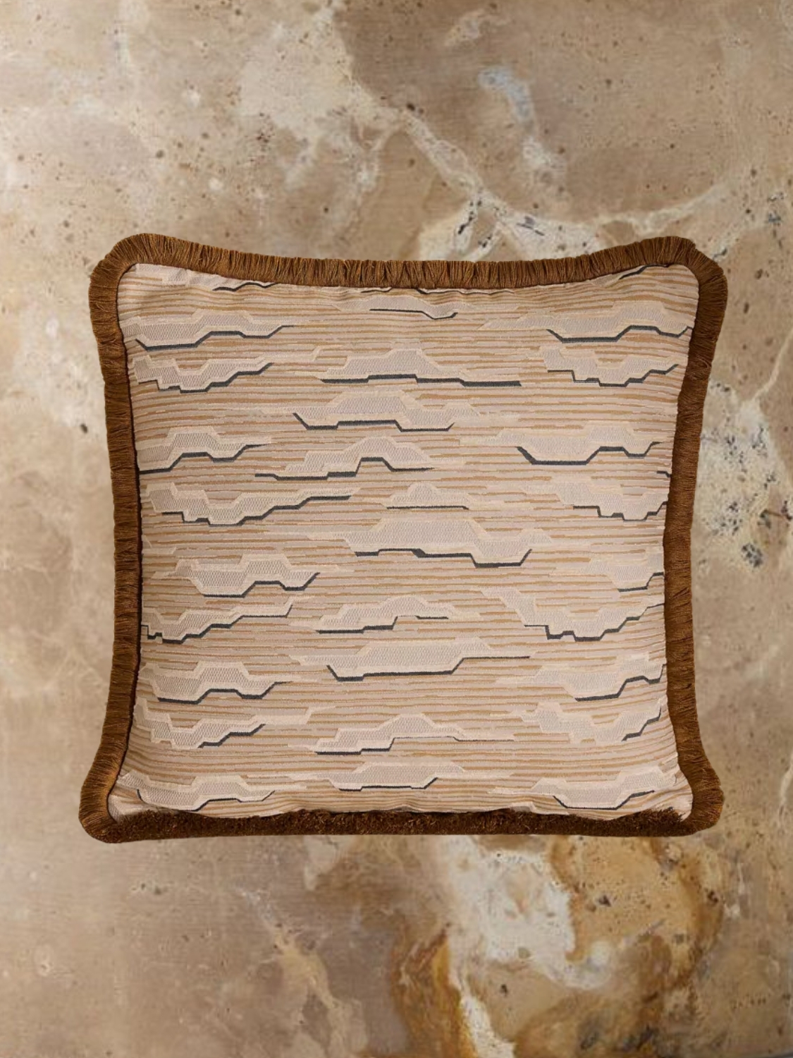 Soho Home, Cloud Jacquard-Pattern Square Woven Cushion