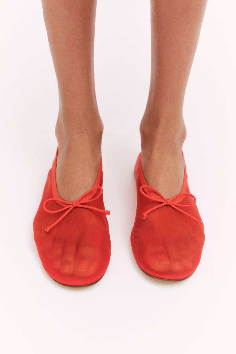 Mesh Ballet Pumps
