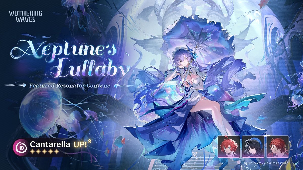 Wuthering Waves banners - Cantarella in version 2.5