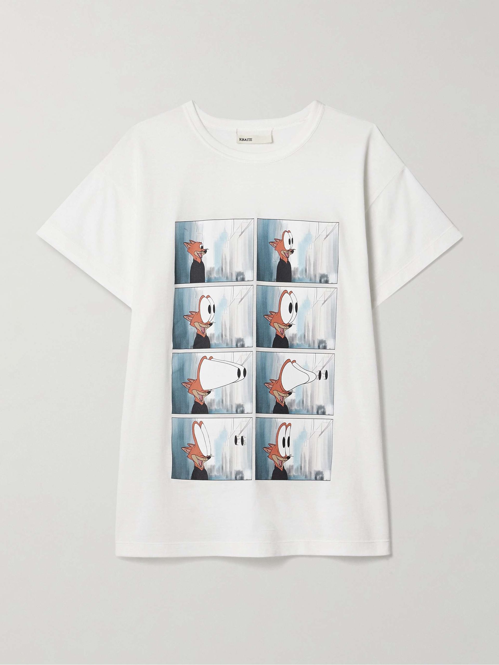 Maeve Printed Cotton-Blend Jersey T-Shirt
