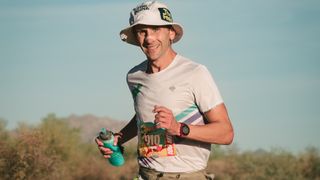 David Roche running in the Javelina Jundred in 2024