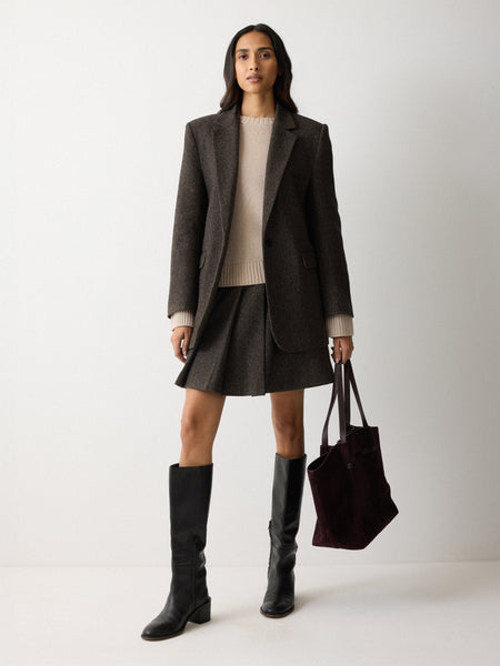 Langford Wool Blazer | Brown