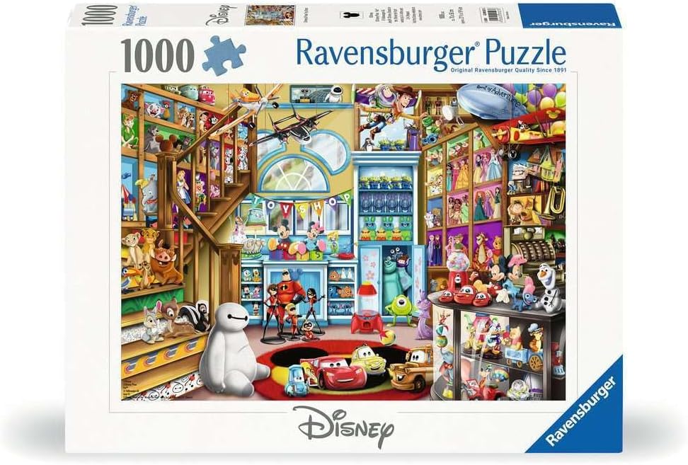 Ravensburger Disney Pixar jigsaw puzzle box with the puzzle image on the cover. 