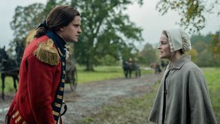 William and Rachel in Outlander Season 7x12