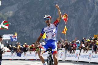 Pinot takes the win on the Tourmalet