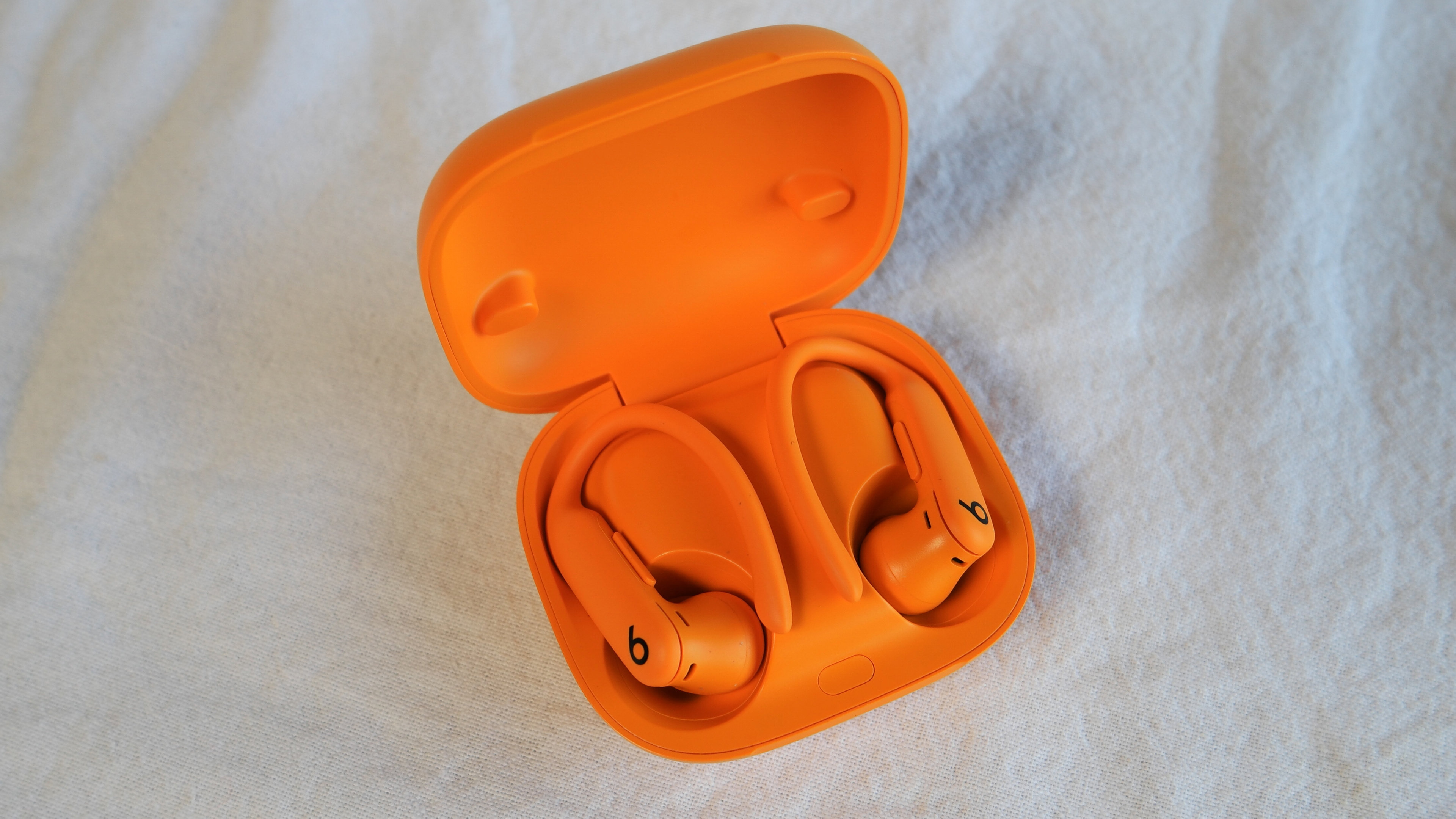 Powerbeats Pro 2, showing both earbuds in the case