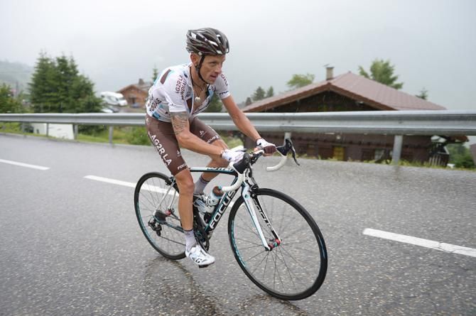 John Gadret (Ag2r) was on the attack in the stage 19 finale
