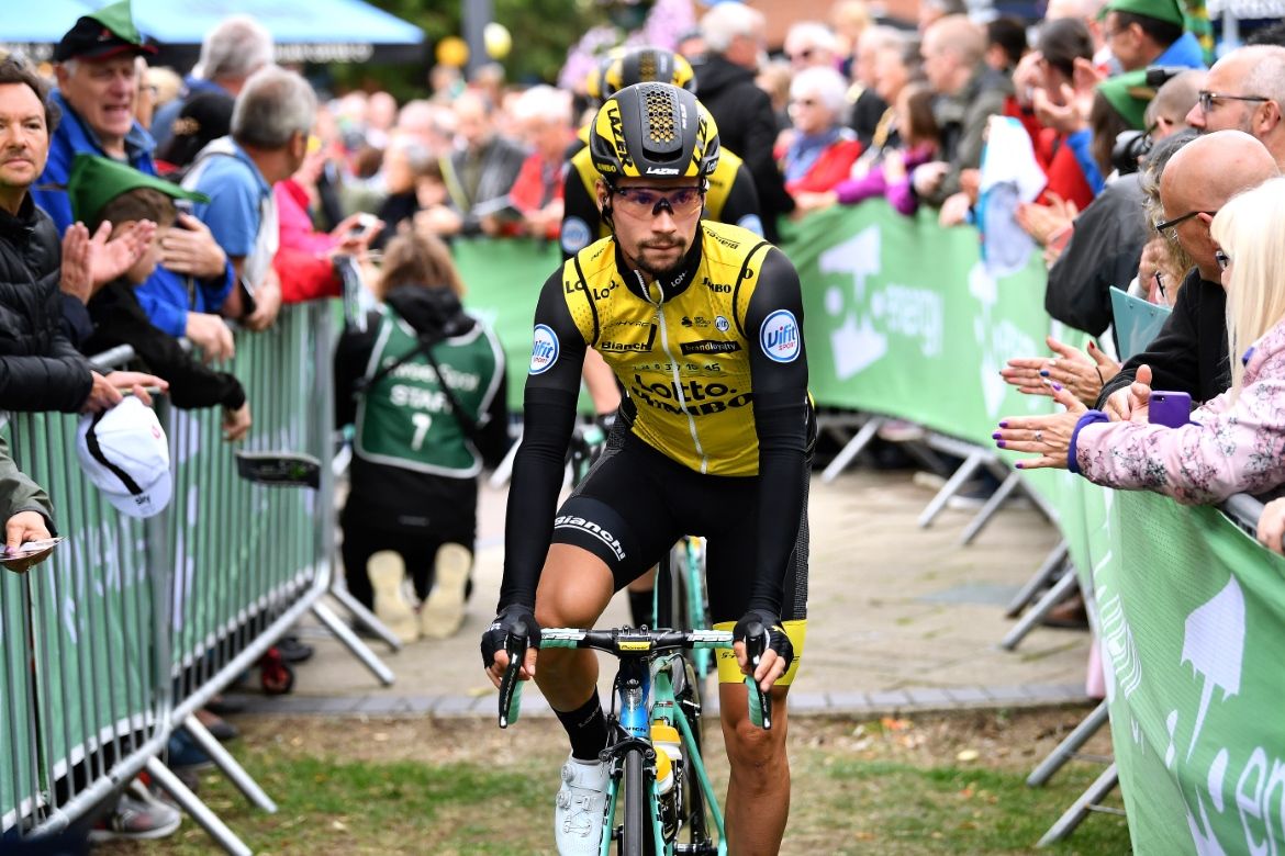 Primoz Roglic back in his usual team colours