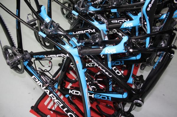 The mechanics have to build 16 bikes specifically for Roubaix